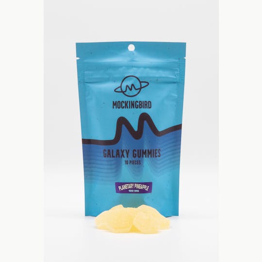 Mockingbird - Mockingbird Galaxy Gummies Planetary Pineapple 100mg-10pk - 1