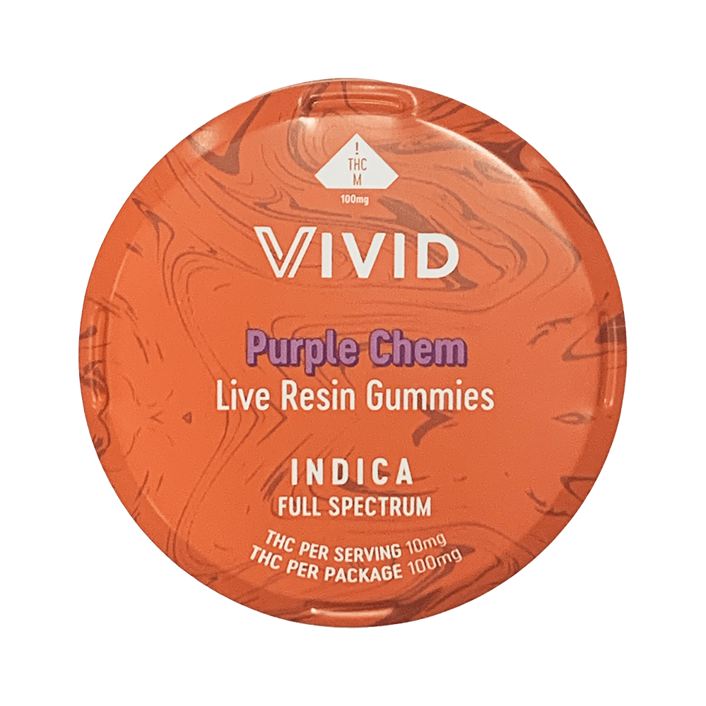 Vivid - Vivid- Purple Chem Live Resin Gummies - 1