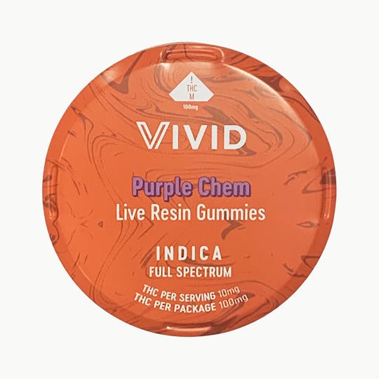 Vivid - Vivid- Purple Chem Live Resin Gummies - 1