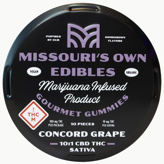 Vivid - Missouri's Own Edibles- Concord Grape (CBD 10:1 THC, Sativa) - 1