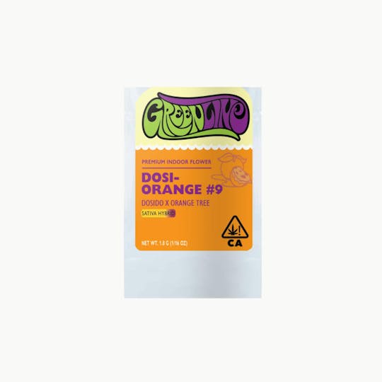 Greenline - Dosi-Orange #9 - 1/16 oz - Indoor - Sativa Hybrid - 1.8g - 1