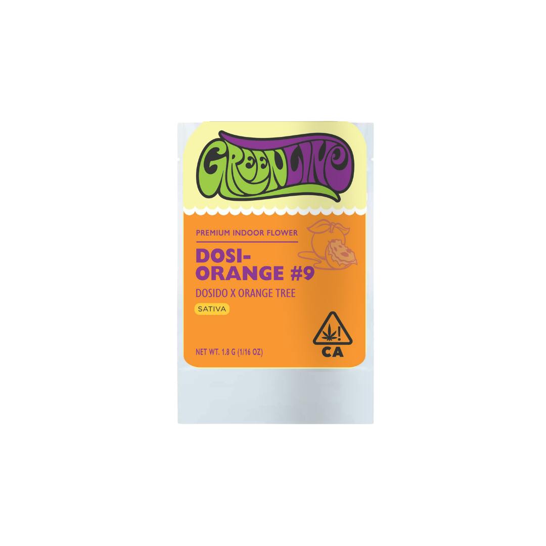 Greenline - Dosi-Orange #9 - 1/16 oz - Indoor - Sativa - 1.8g - 1