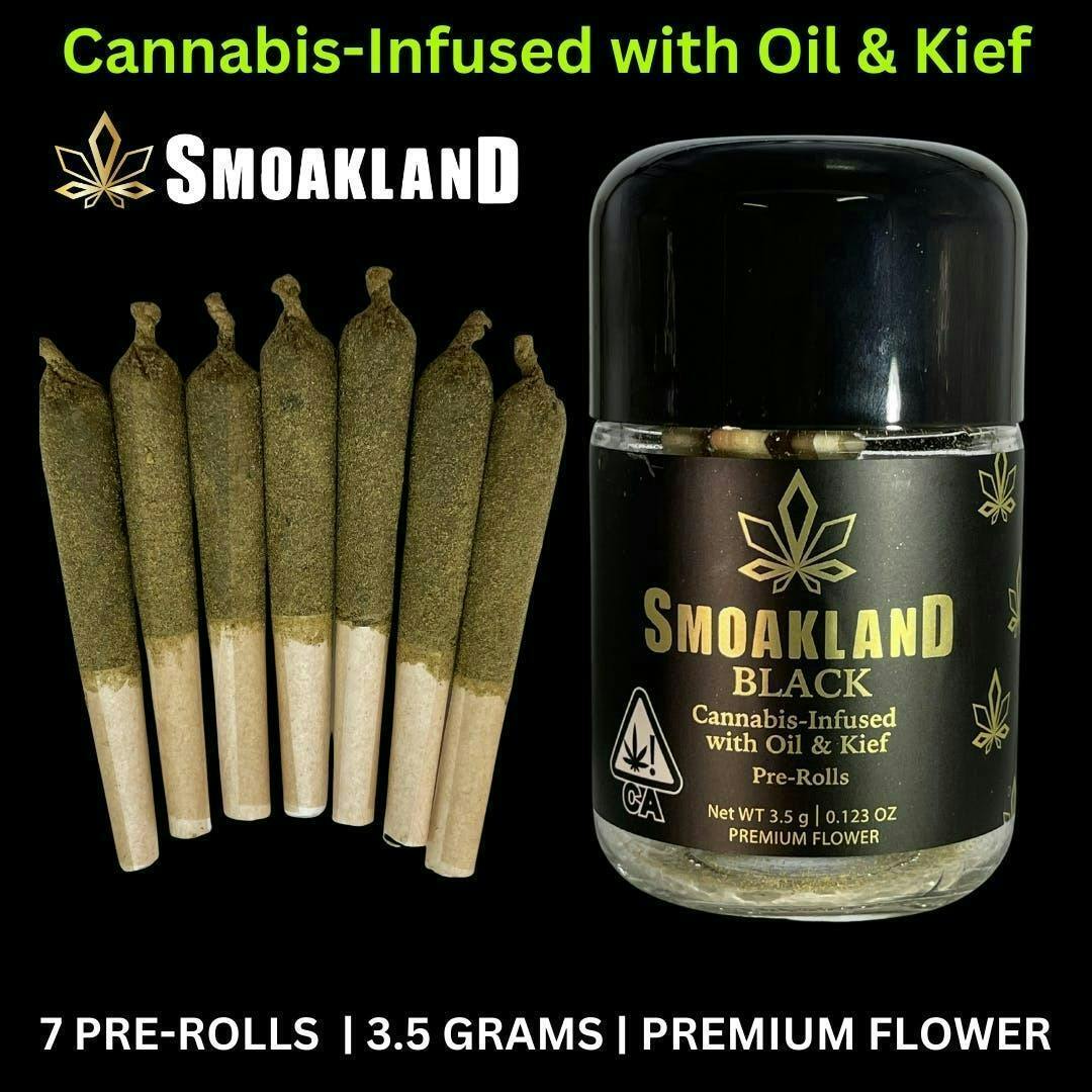 Smoakland - Smoakland Black | Monster Cookies | Infused Minis | 0.5g ea | 7pk - 1