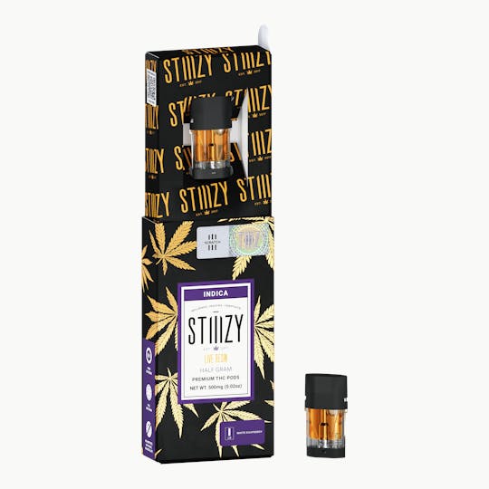 STIIIZY - Vape Cartridge - WHITE RASPBERRY .5G Live Resin Pod - STIIIZY - 1