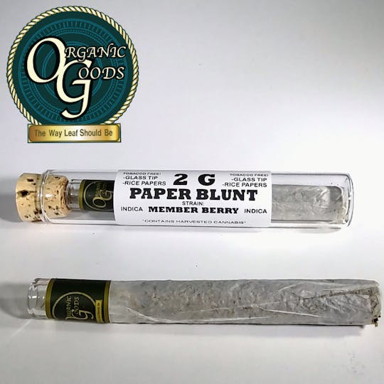 Organic Goods - Organic Goods Paper Blunt Member Berry 2 G - 1