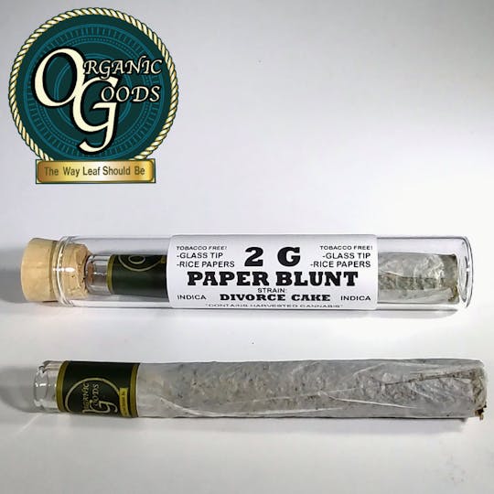 Organic Goods - Organic Goods Paper Blunt Divorce Cake 2 G - 1