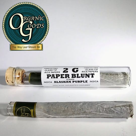 Organic Goods - Organic Goods Paper Blunt Alaskan Purple 2 G - 1