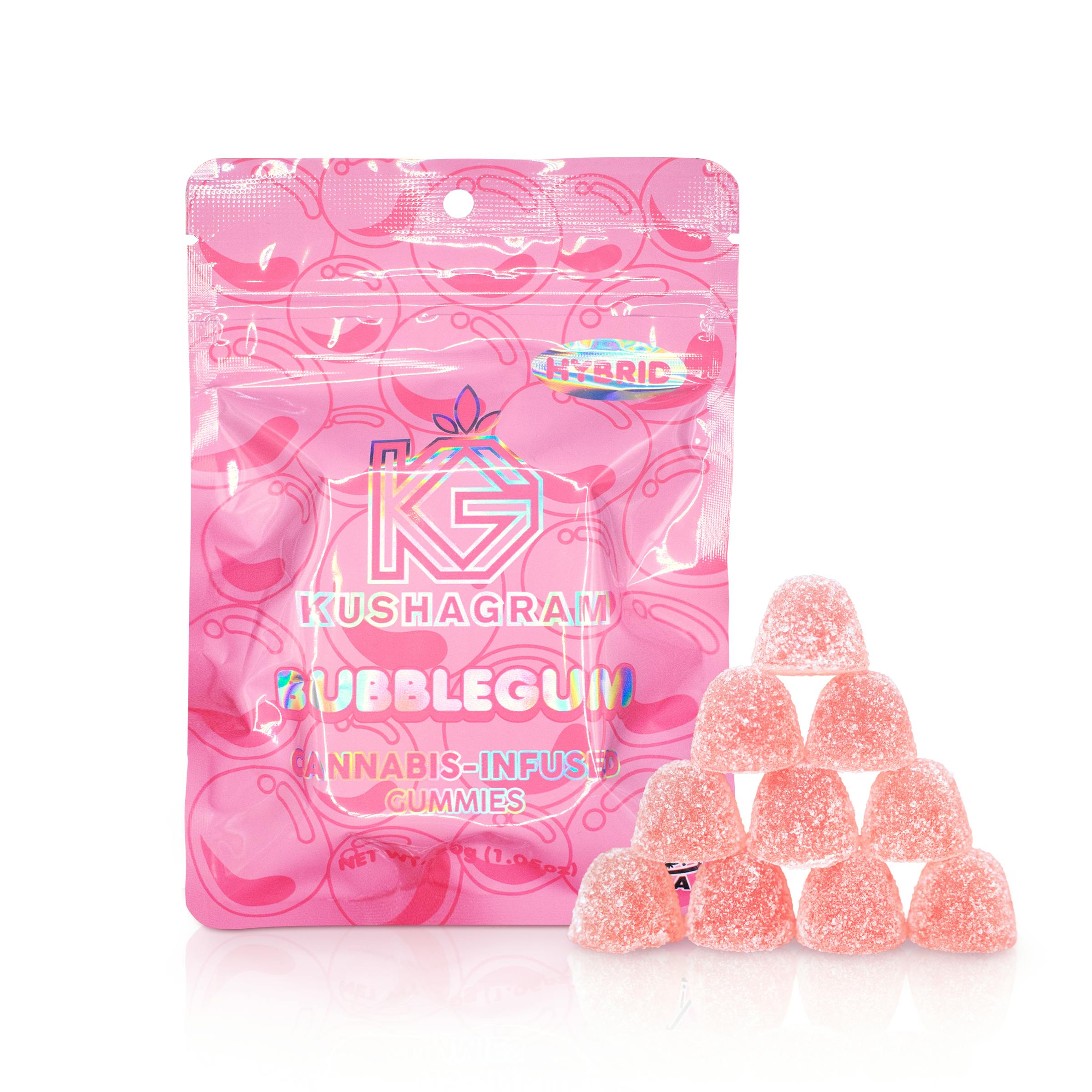 KUSHAGRAM - 100mg Bubblegum Gummies - 1
