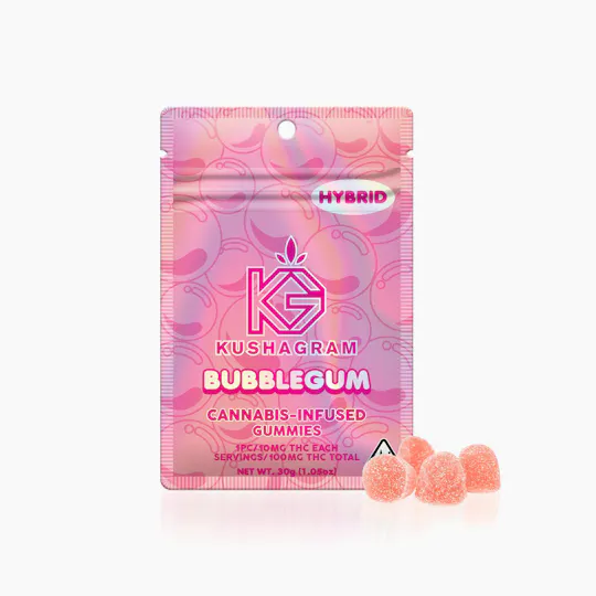 KUSHAGRAM - Bubblegum Gummies - 100mg - 1