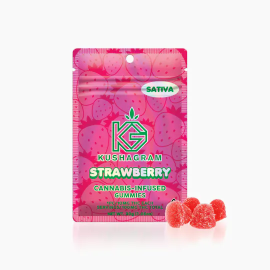 KUSHAGRAM - Strawberry Gummies - 100mg - 1