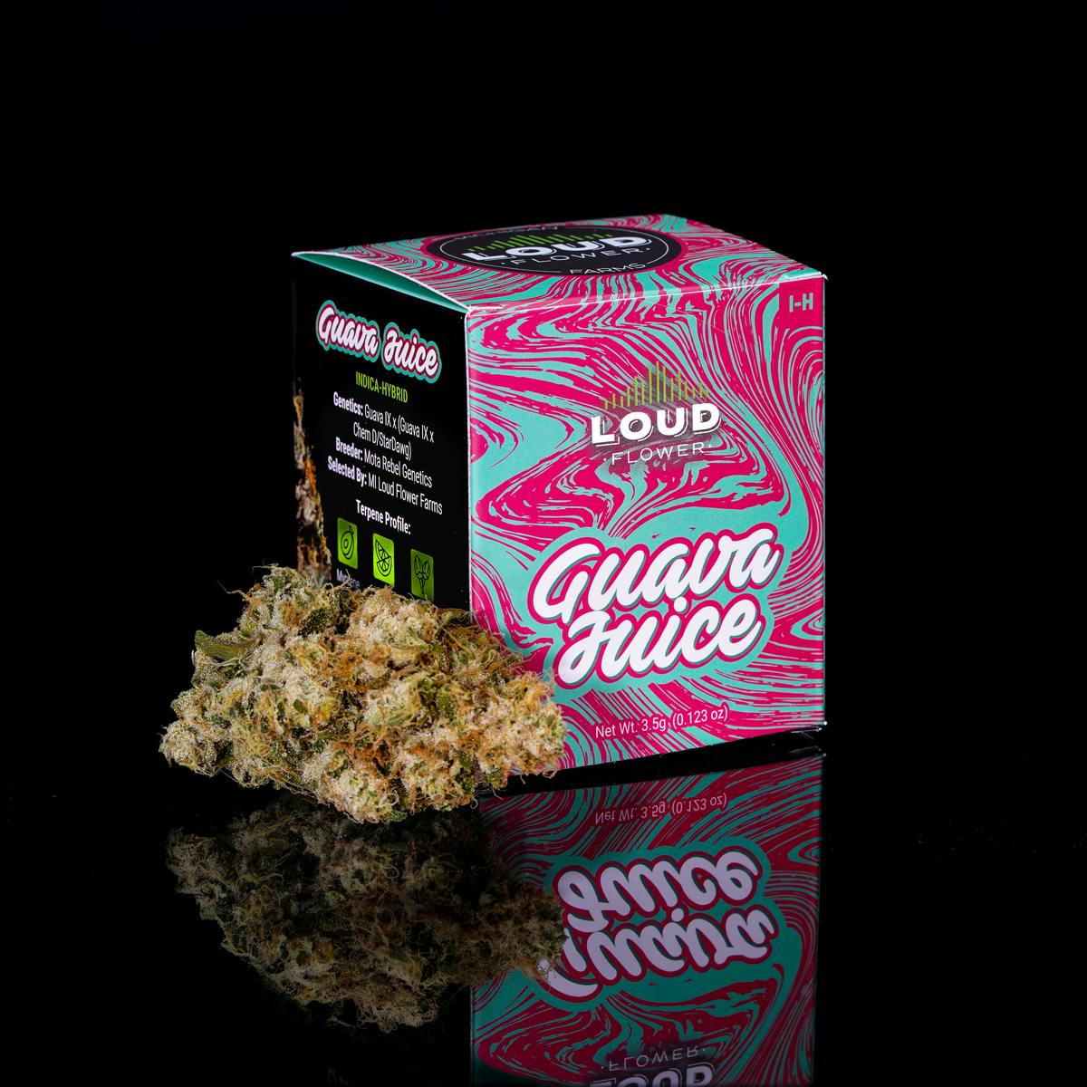 MI Loud Flower Farms - Guava Juice 3.5g. Pre Pack - 1
