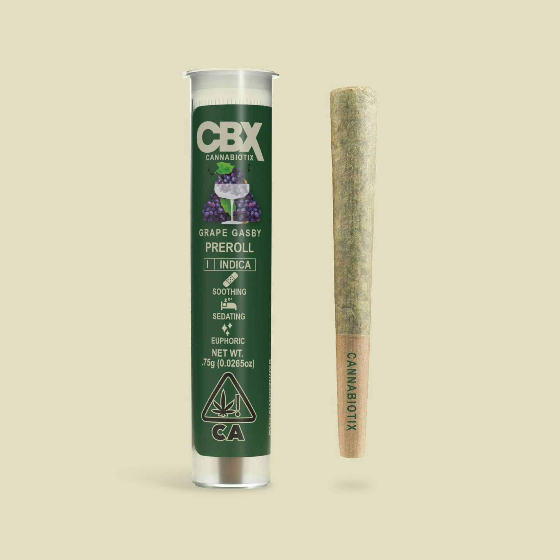 Cannabiotix - Grape Gasby Preroll [0.75g] - 1