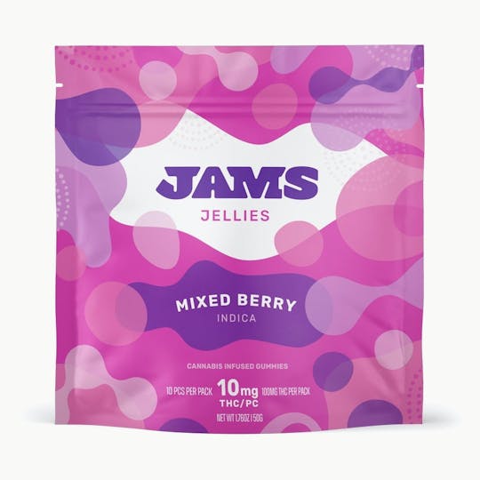 JAMS - Jellies - Mixed Berry 100mg | 10pk - 1