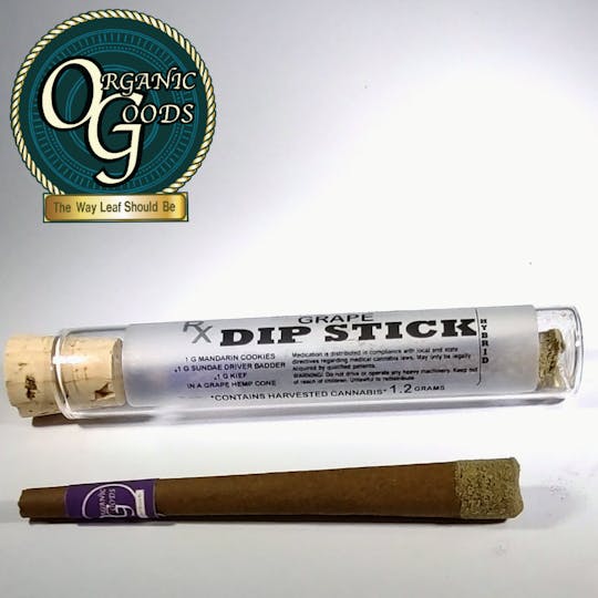 Organic Goods - Organic Goods TF Dip Stick w/ Badder & Kief Grape 1.2 G - 1