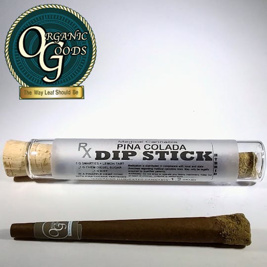 Organic Goods - Organic Goods TF Dip Stick w/ Badder & Kief Pina Colada 1.2 G - 1