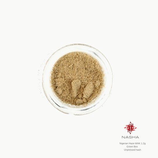 NASHA - Nigerian Haze WAK 1.2g Green Unpressed Hash (High Water Farm) - 1