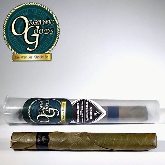 Organic Goods - Organic Goods King Palm w/ Terpenes Blueberry 1.5 G - 1