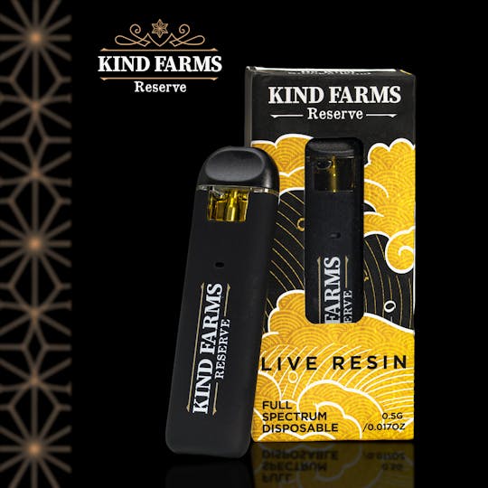 Kind Farms Reserve - Cadillac Rainbows .5g Live Resin Disposable Vape - Kind Farms Reserve - 1