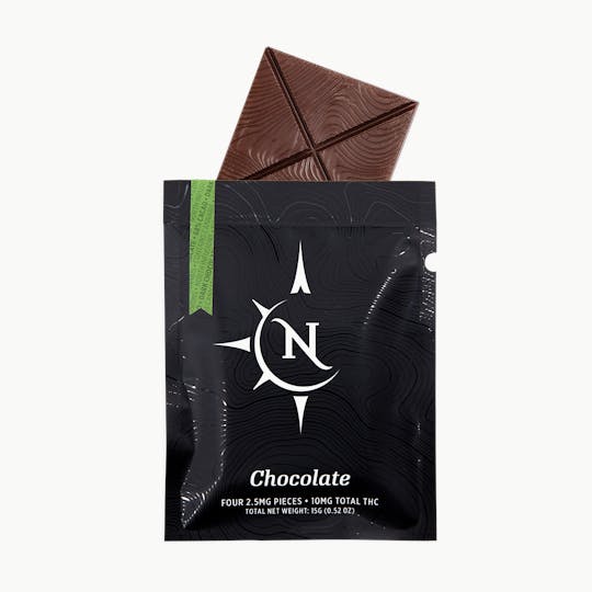 Great Northern Cannabis - Great Northern Cannabis 20mg Dark Chocolate Square (Indica) 1:1 THC:CBD - 1