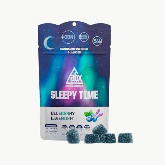 ABX / absoluteXtracts - ABX - Blueberry Lavender Sleepy Time Hash Rosin + CBN Gummies - 100mg - 1