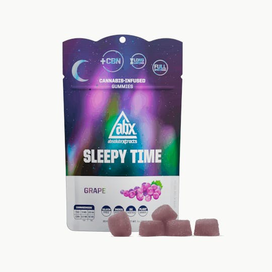 ABX / absoluteXtracts - ABX - Grape Sleepy Time Hash Rosin + CBN Gummies - 100mg - 1