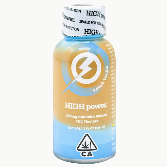 HIGH power syrup - HIGH power syrup - French Vanilla 250mg THC Single - 1