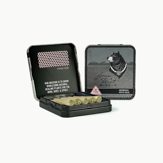 Grow West Cannabis Company - Hindu Mints | Georgies | 5 Pack Pre-Roll | 2.5g - 1