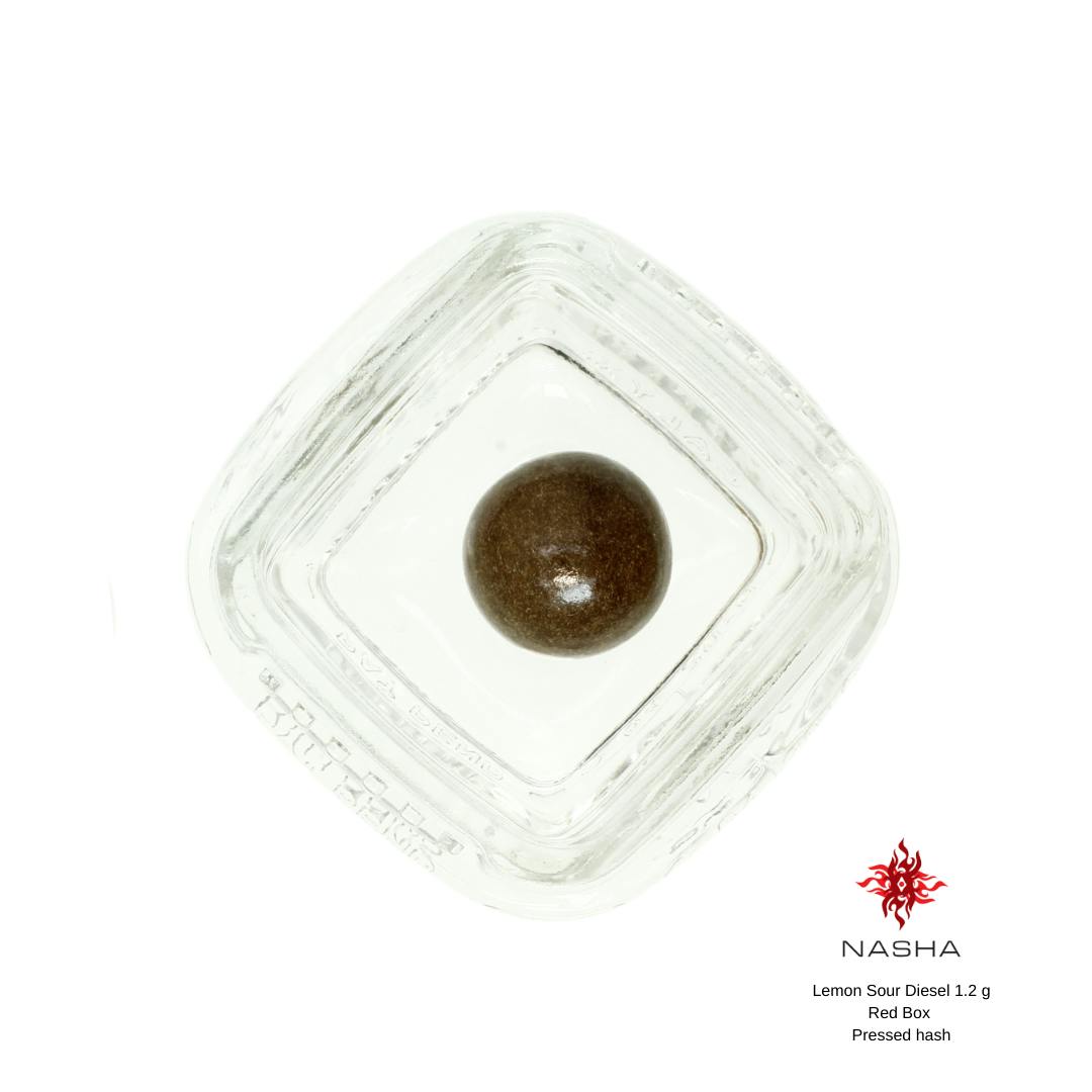 NASHA - Lemon Sour Diesel 1.2 g Red Pressed Hash - 1
