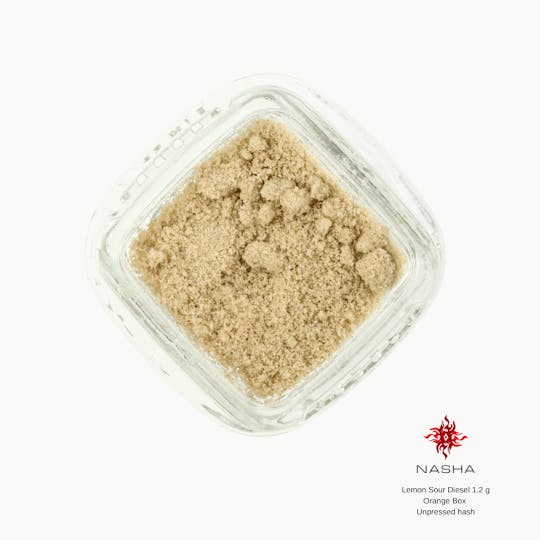 NASHA - Lemon Sour Diesel 1.2 g Orange Unpressed Hash - 1