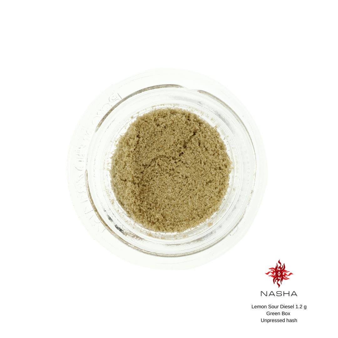 NASHA - Lemon Sour Diesel 1.2 g Green Unpressed Hash - 1