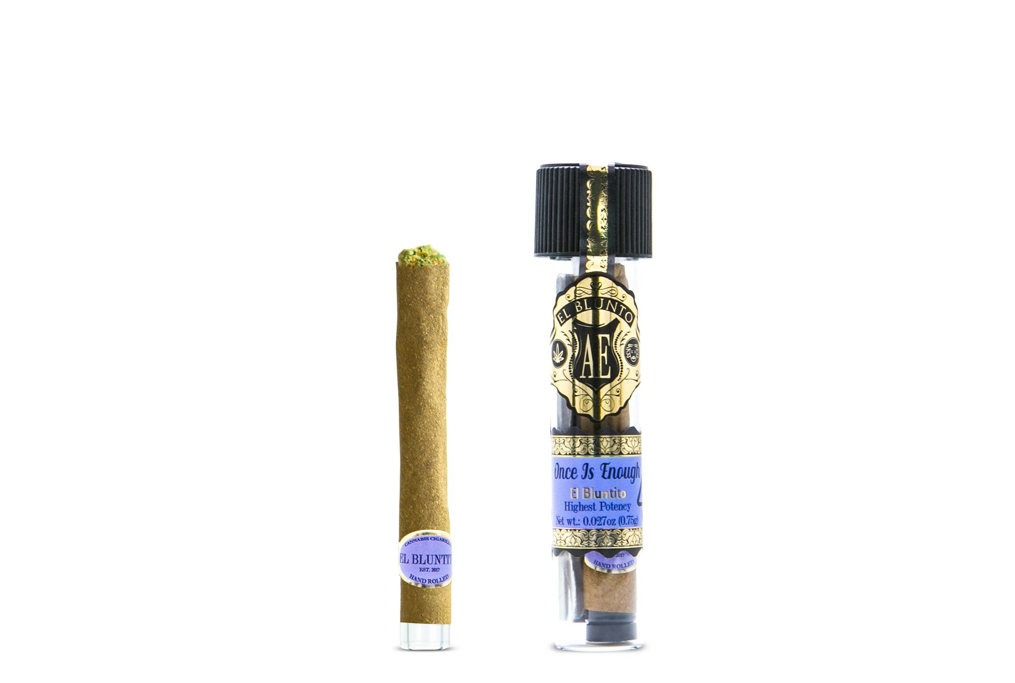 El Blunto by Albert Einstone's - El Bluntito - Once is Enough - .75G Cigarillo [Mini Blunt] - 1