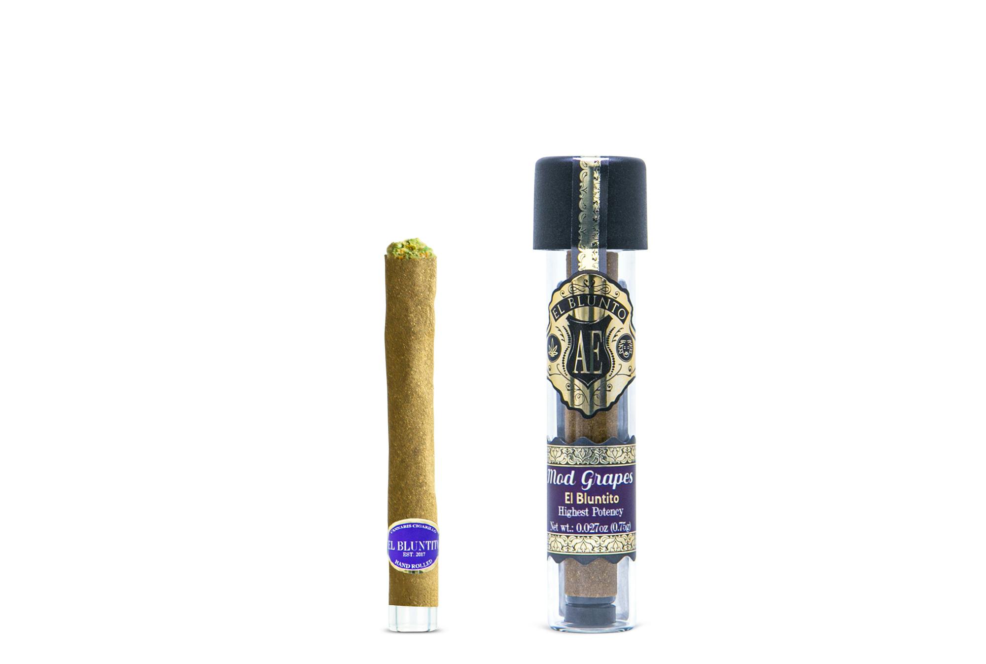 El Blunto by Albert Einstone's - El Bluntito - Mod Grapes - .75G Cigarillo [Mini Blunt] - 1