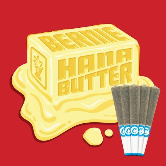 Cookies - Cookies - 5 Pack Infused Pre Roll - BernieHana Butter - 1