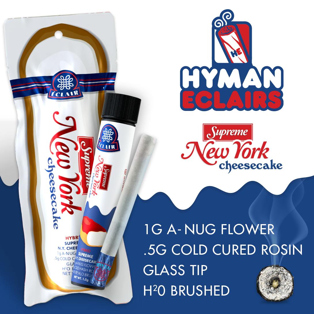 HYMAN - New York Supreme Cheesecake | 1.5G Eclair Handcraft | HYMAN | REC - 1