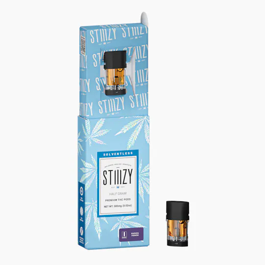 STIIIZY - Vape Cartridge - PAPAYA PUNCH .5G Solventless Live Rosin Pod - STIIIZY - 1