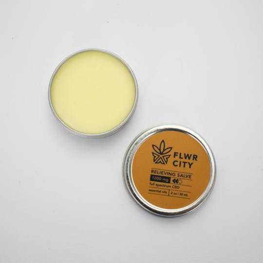 FLWR CITY COLLECTIVE - Relieving Salve (1000mg CBD Topical) - 1