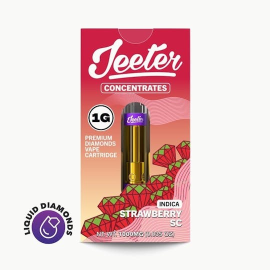 Jeeter - Jeeter Juice Liquid Diamonds Vape Cartridge - Strawberry SC - 1