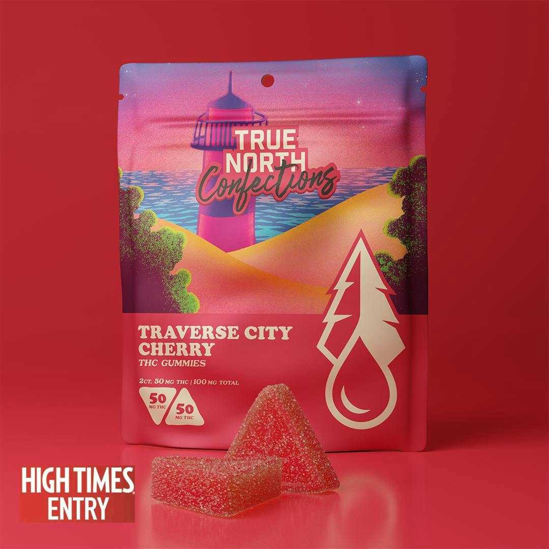 True North Collective MI - True North | Traverse City Cherry Gummies | 100mg | 2ct | 50mg/ea - 1