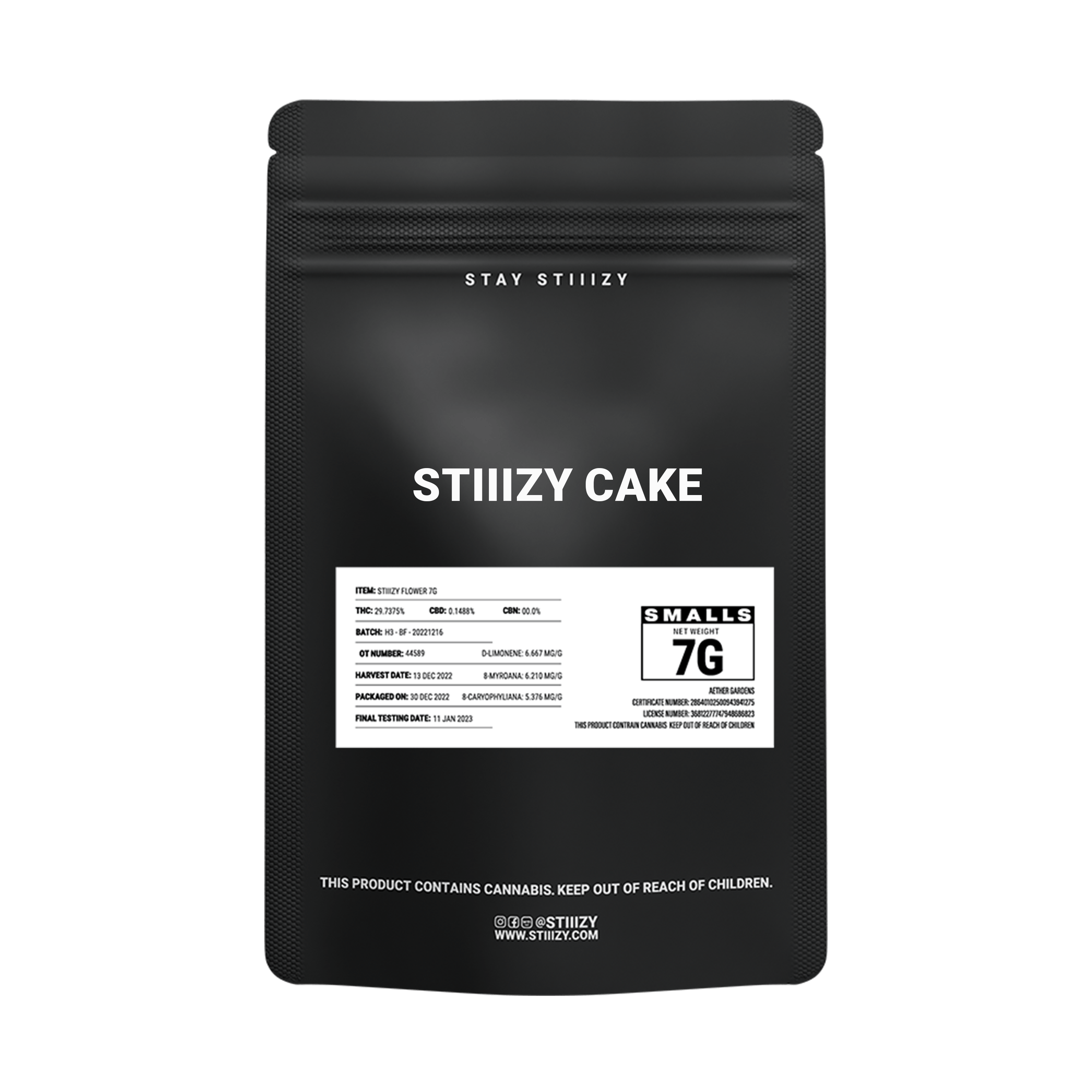 STIIIZY - STIIIZY CAKE - 7G - 1