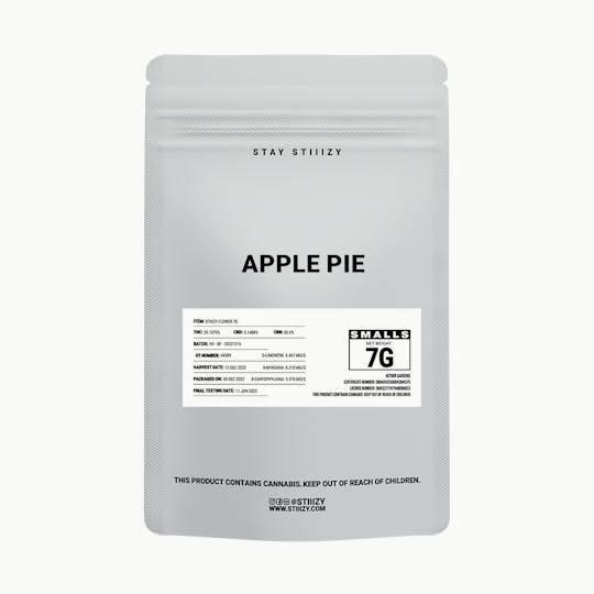 STIIIZY - - APPLE PIE - 7G White Label Mylar - 1