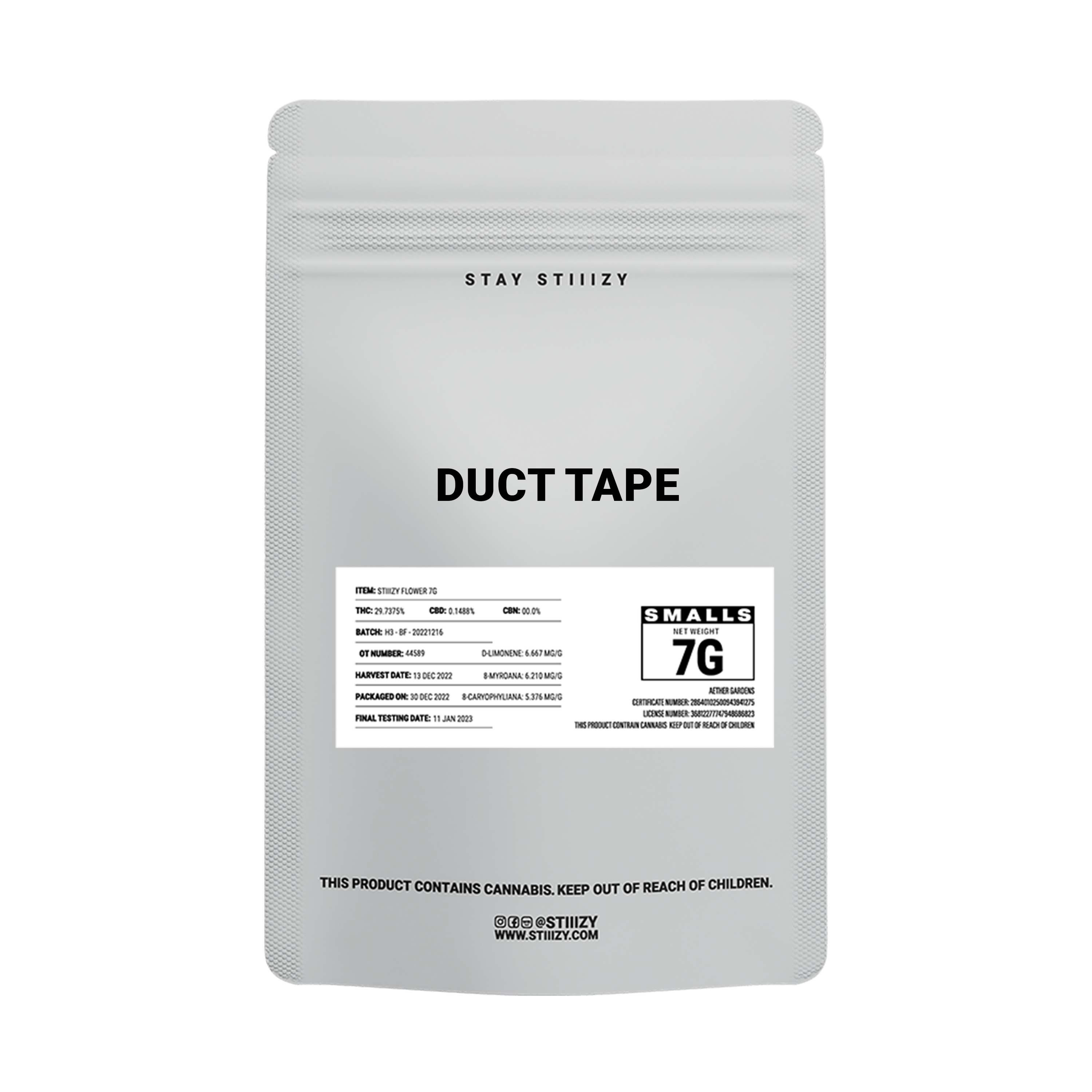 STIIIZY - DUCT TAPE - 7G - 1