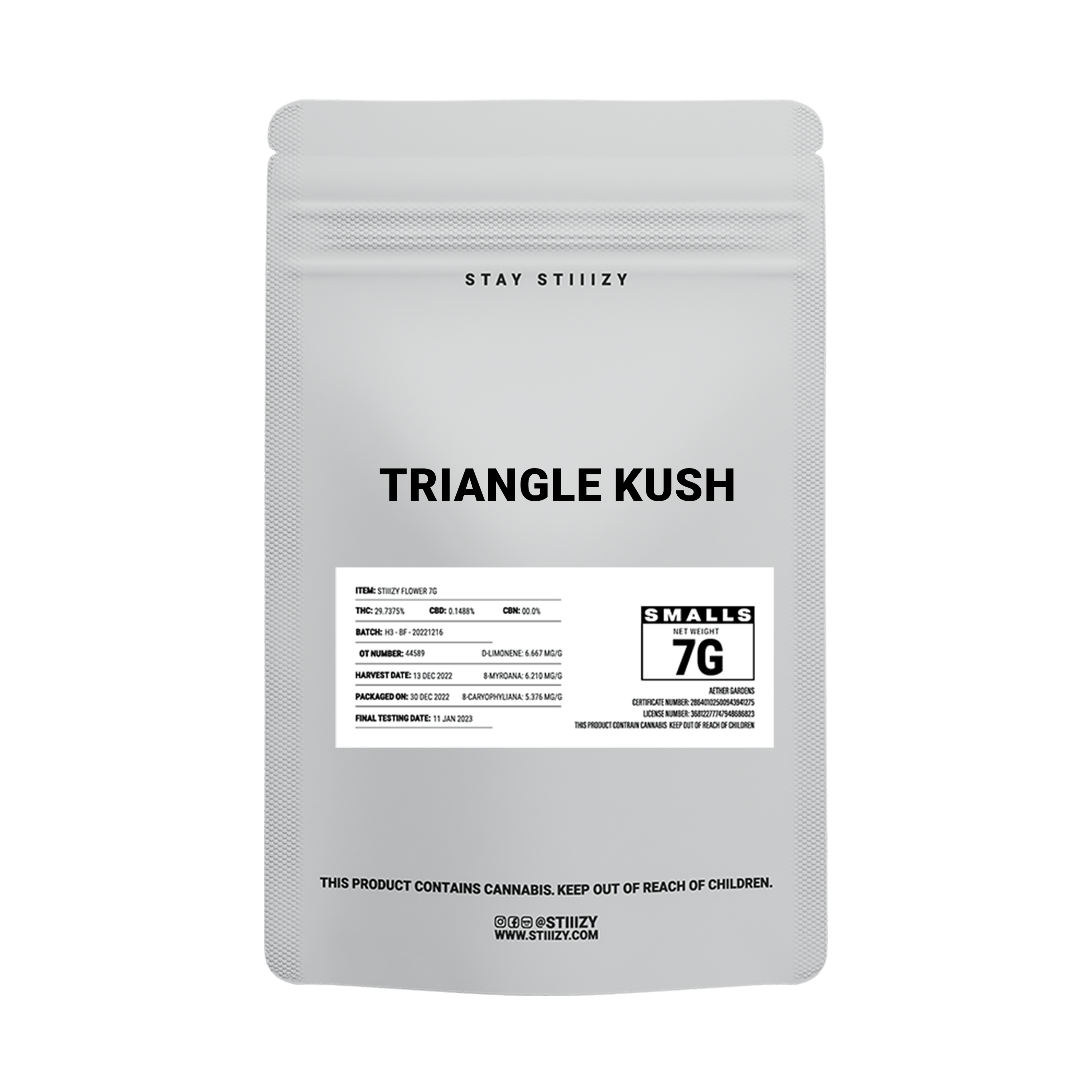STIIIZY - TRIANGLE KUSH - 7G - 1