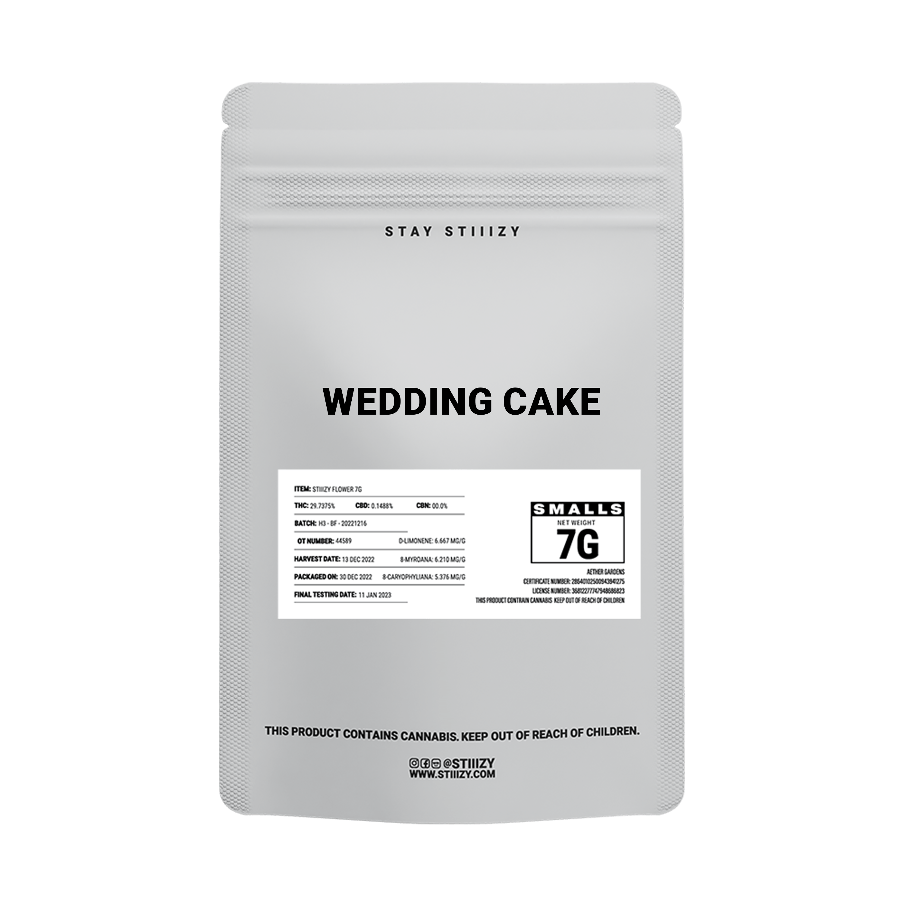 STIIIZY - WEDDING CAKE - 7G - 1