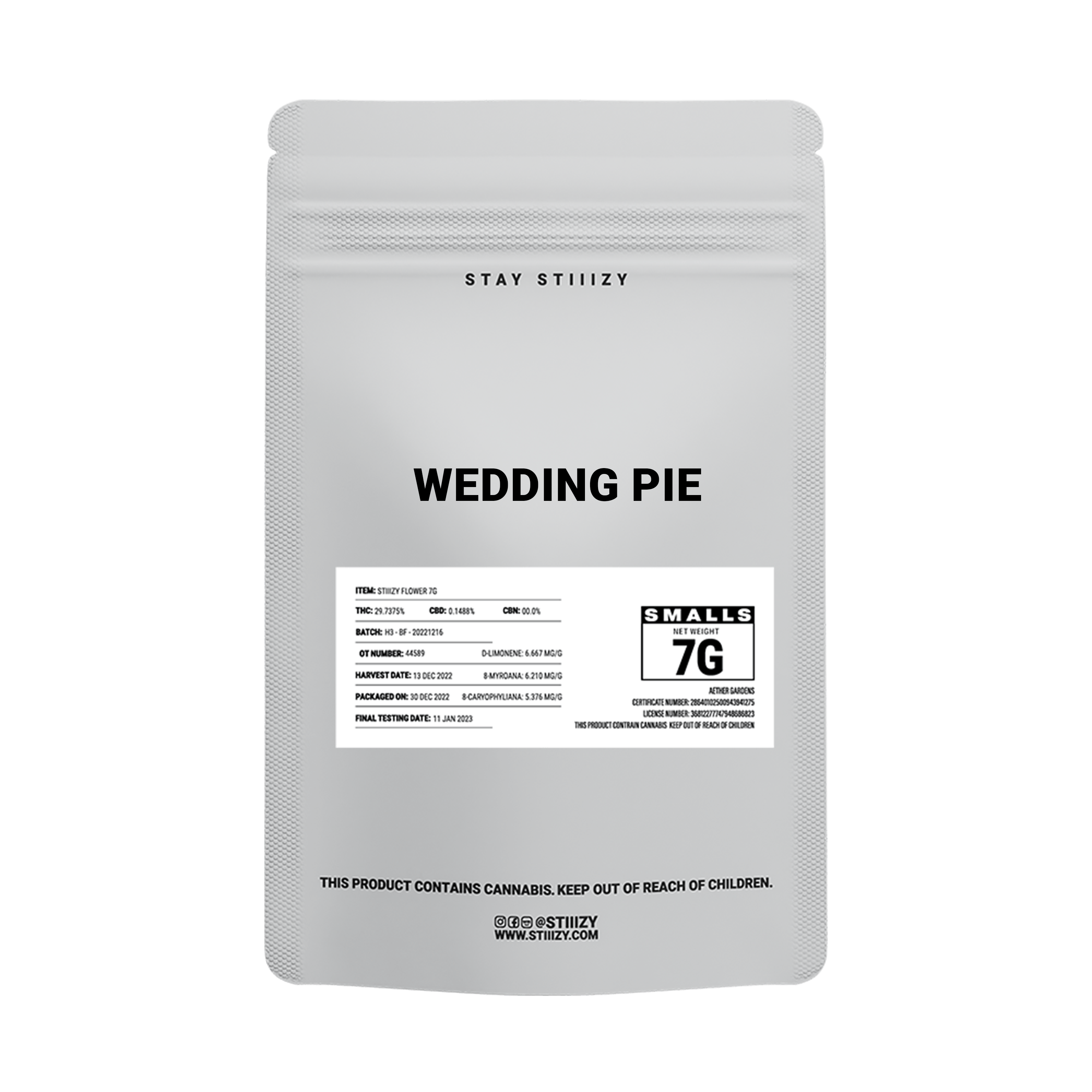 STIIIZY - WEDDING PIE - 7G - 1