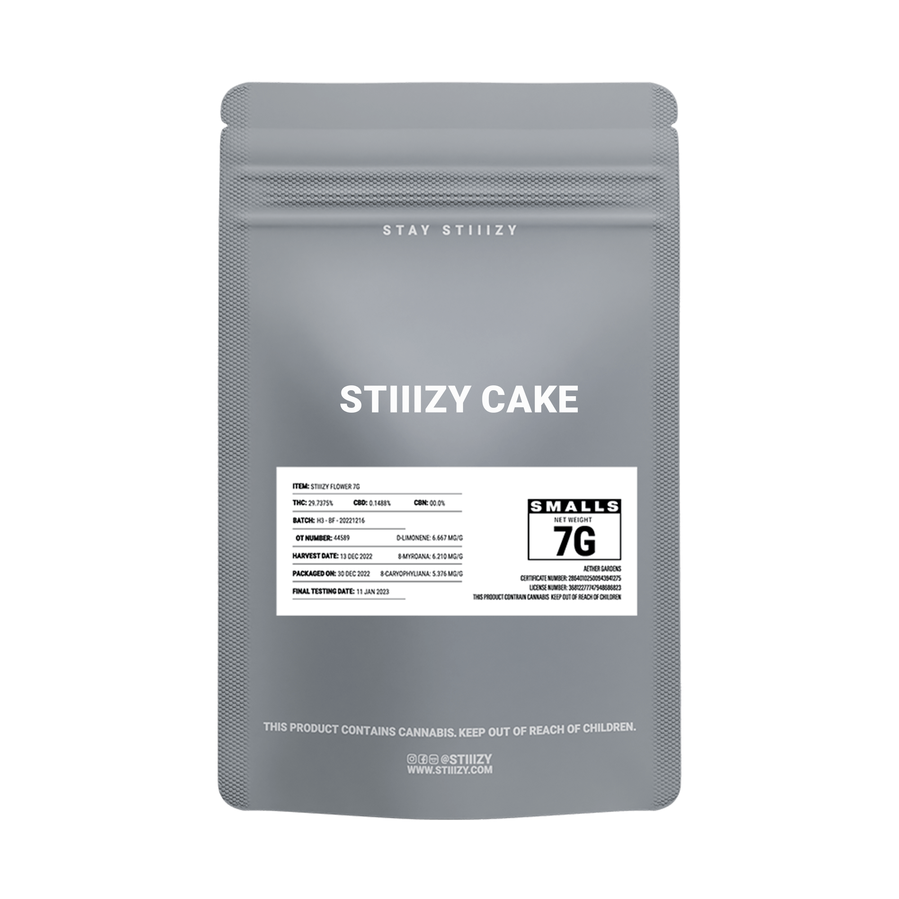 STIIIZY - STIIIZY CAKE - 7G - 1