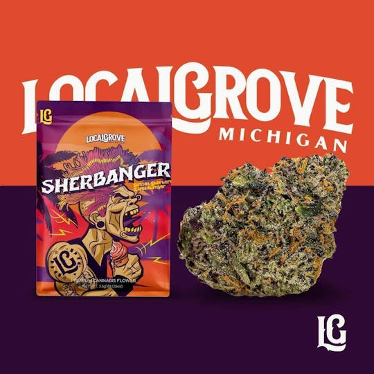 Localgrove - Local Grove Prepackaged Flower | Sherbanger | 3.5G - 1