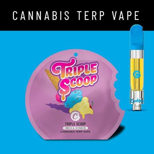 Cookies - Cookies - 1G 510 Cannabis Terp Vape - Triple Scoop - 1