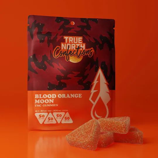 True North Collective MI - True North Collective | Blood Orange Moon Gummies | 200mg | 4ct | 50mg/ea - 1