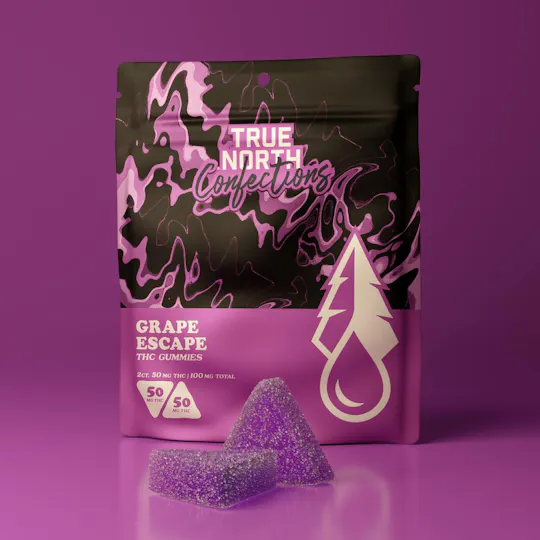 True North Collective MI - True North Collective | Grape Escape Gummies | 100mg | 2ct | 50mg/ea - 1