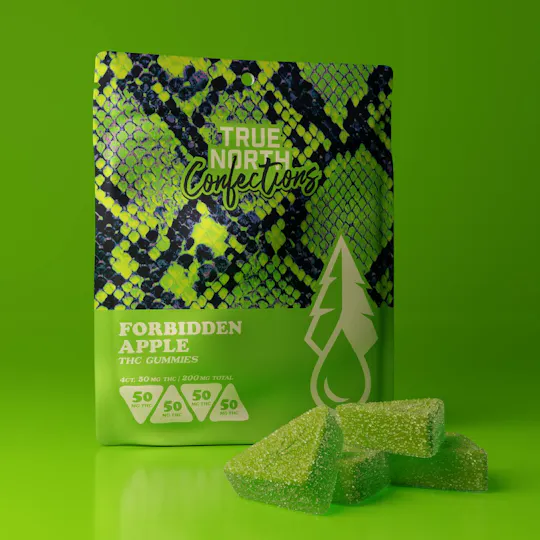 True North Collective MI - True North Collective | Forbidden Apple Gummies | 200mg | 4ct | 50mg/ea - 1